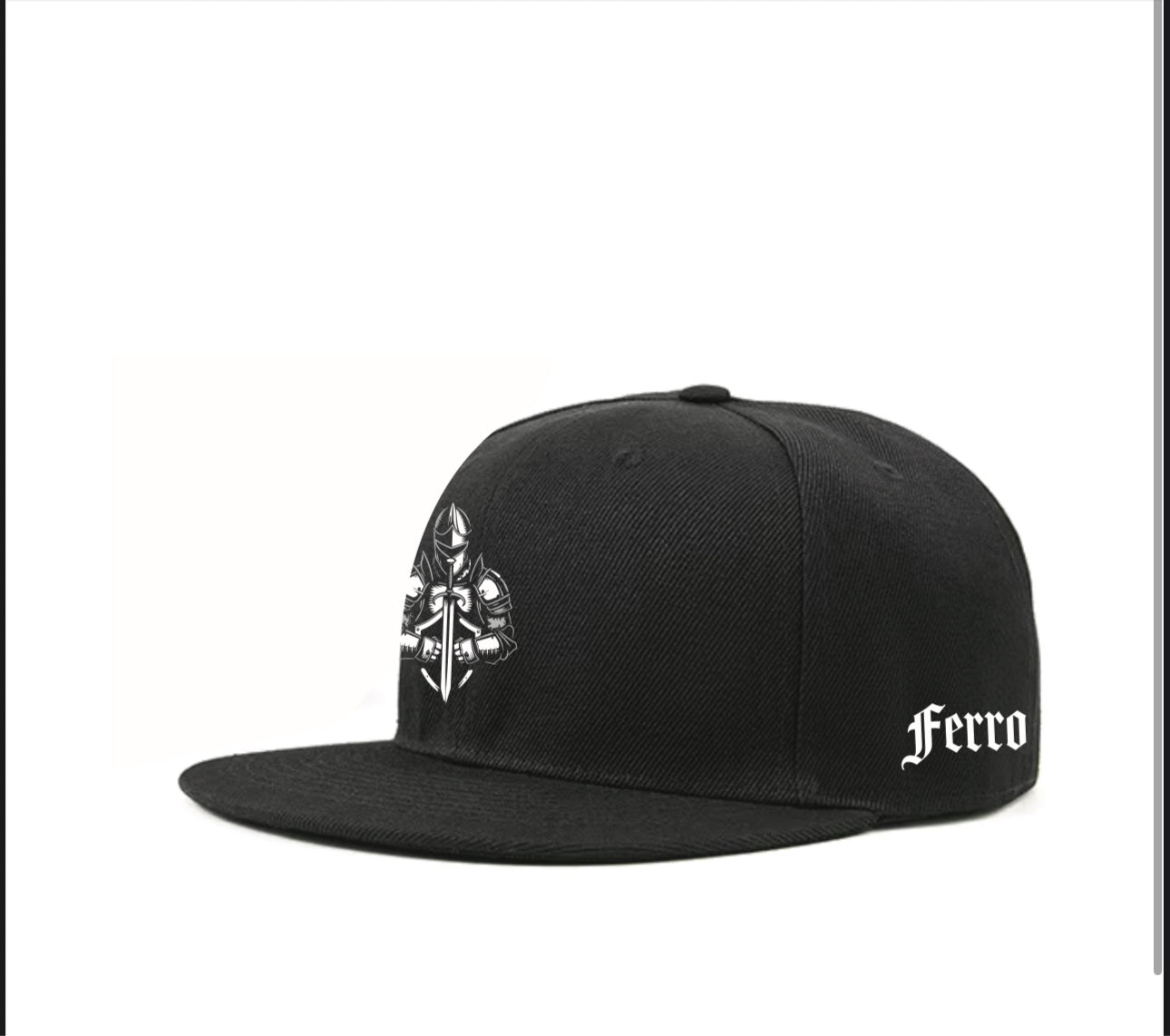 Ferro curved 5 panel snap back hat
