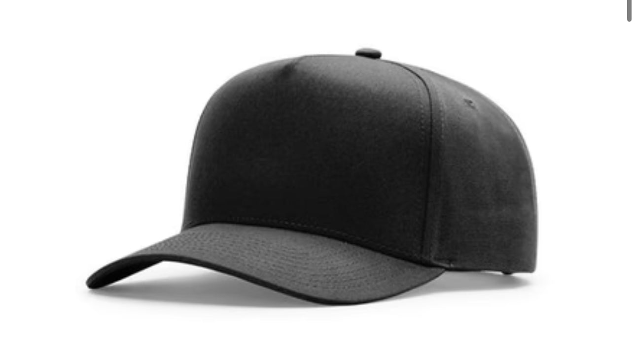 Ferro curved 5 panel snap back hat